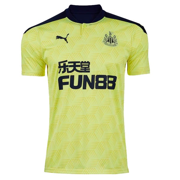 Thailand Trikot Newcastle United Auswarts 2020-21 Gelb Fussballtrikots Günstig